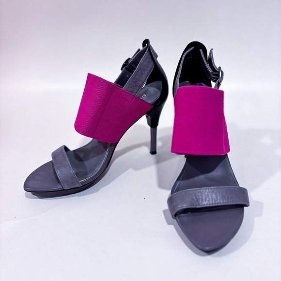 UNITED NUDE Grey & Pink Heeled Sandals - Picture 3 of 8